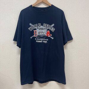 World Series Champion 2007 Boston Red Sox Mens Blue Tee Sz L/XL